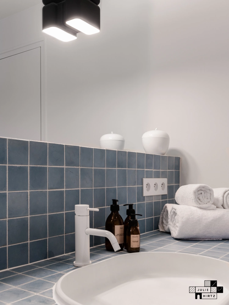 Projet Duguay-Trouin • rénovation d'un appartement à Saint-Malo : vue de la salle de bain