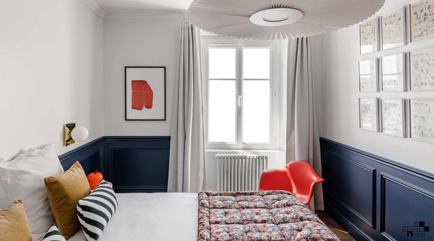 Projet Duguay-Trouin • rénovation d'un appartement à Saint-Malo : vue de la chambre parentale