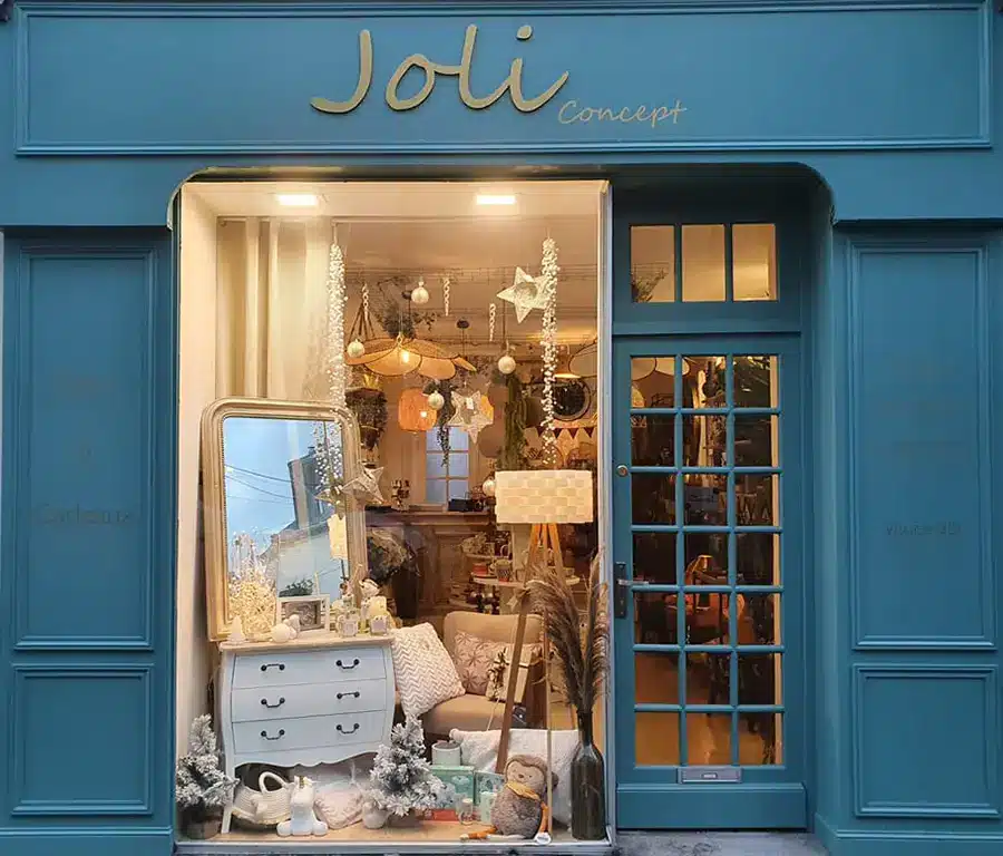 Photo de la devanture de Joli Concept, magasin de décoration à Saint-Malo