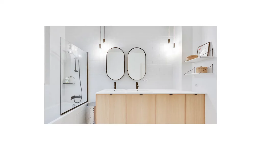 rénovation complète d'une salle de bain familiale d'un appartement haussmannien à paris